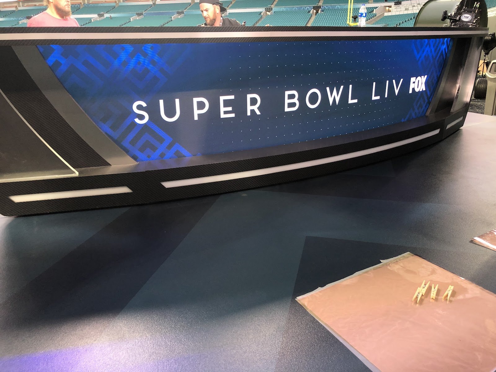 Super Bowl LIV set