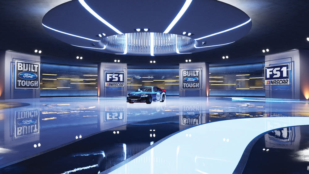 FOX Sports NASCAR virtual studio